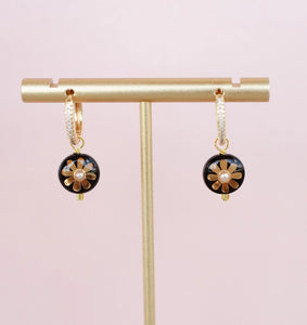 Mira Flower Dangle Earrings
