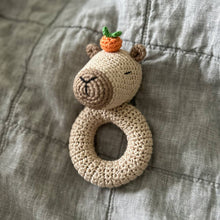 Capybara Crochet Rattle