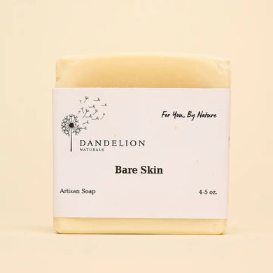 Unscented Vegan Bar Soap | Cold Process Bar Soap | Bare Skin