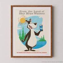 Hamm's Bear Print