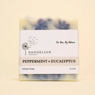 Peppermint & Eucalyptus Bar Soap | Essential Oil Soap Bar