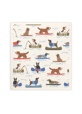Lake Dogs Designer Sponge Cloth