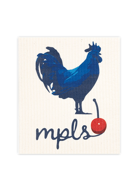 Mpls Cherry & Spoon Sponge Cloth