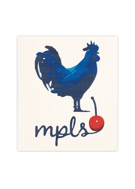 Mpls Cherry & Spoon Sponge Cloth