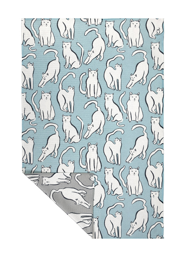Curious Cats VIBE Recycled Tea Towel