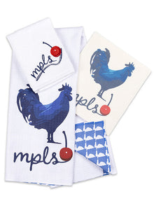 Mpls Cherry & Spoon Sponge Cloth