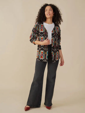 Calico Ikat Crossroads Fair Trade Jacket