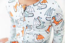 Dragon Myself To Bed Bamboo Convertible Footie Pajamas