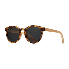 Andiz - Honey Tortoise / Zebra Wood / Smoke Polarized Sunglasses