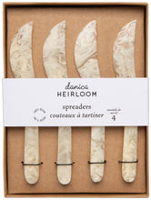 Resin Spreaders -  Bold Tortoiseshell & Dappled Ivory