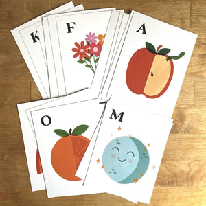 First Word Child Flash Cards