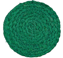 Silk Jute Coasters (Set of 4)- Multiple Colors