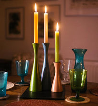 Colorful Wood Candle Holders (Fair Trade & Multiple Colors)