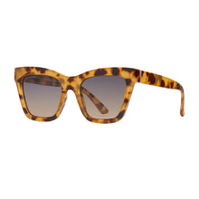 Mari Honey Tortoise + Gradient Grey Tortoise Polarized Lens Sunglasses