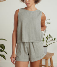 Birch Short – Black & White Stripe | Ethical Summer Shorts