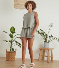 Birch Short – Black & White Stripe | Ethical Summer Shorts
