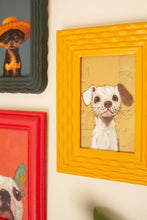 Colorful Framed Dog Paintings