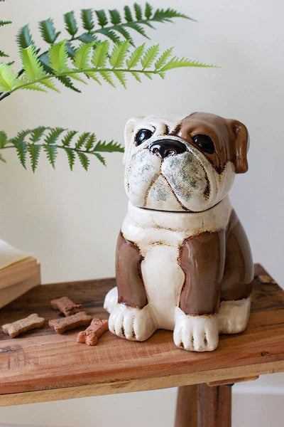 Ceramic Dog Cookie Jar/Treat Jar