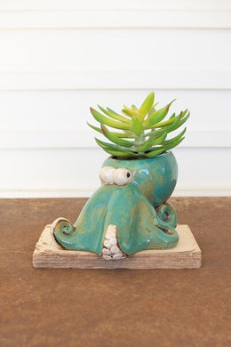 Ceramic Octopus Planter