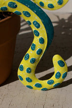 Painted Metal Octopus Tentacles Plant Stakes