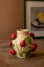 Ceramic Strawberry & Lemon Vases