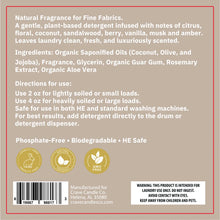 Coastal Santal™ Clean/Natural Luxury Laundry Detergent