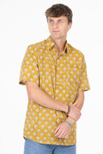 Men’s Button Down Shirt—Gold Leaf