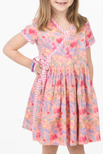 Meadow Blush Wrap Dress – Kids Block Printed Wrap Dress