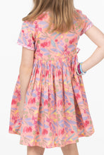 Meadow Blush Wrap Dress – Kids Block Printed Wrap Dress