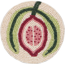 Hand-Beaded Pome Coasters (Set of 4)