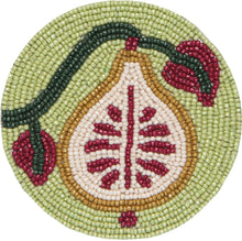 Hand-Beaded Pome Coasters (Set of 4)