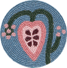 Hand-Beaded Pome Coasters (Set of 4)