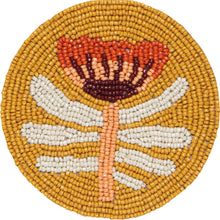 Hand-Beaded Venus Coasters (Set of 4)