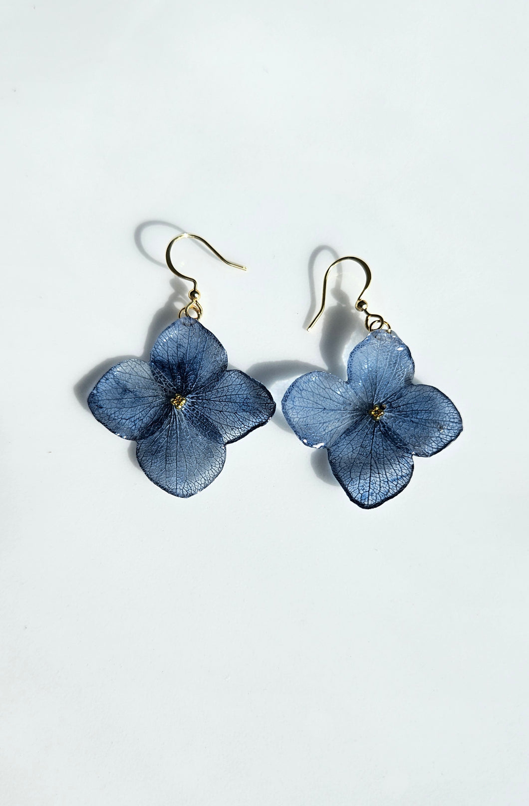 Blue Hydrangea Earrings