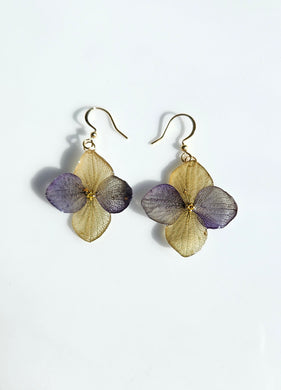 Blue & Green Hydrangea Earrings