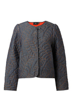 Brenda Jacket – Blue Denim with Orange Embroidery