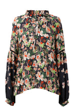 Emma Blouse - Black Floral