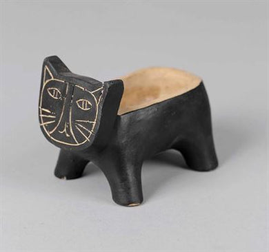 Cat Pottery Decor