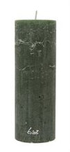 Rustic Green Pillar Candles (LUZ)