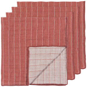 Double Weave Napkins (Set of 4/Multiple Colors)