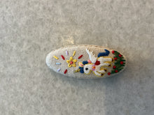 Large Embroidered Animal Hair Clips Barrettes (Multiple Styles- Extra Detail)