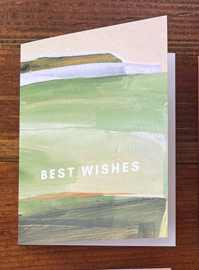 Best Wishes Greeting Card by Gina Gaetz