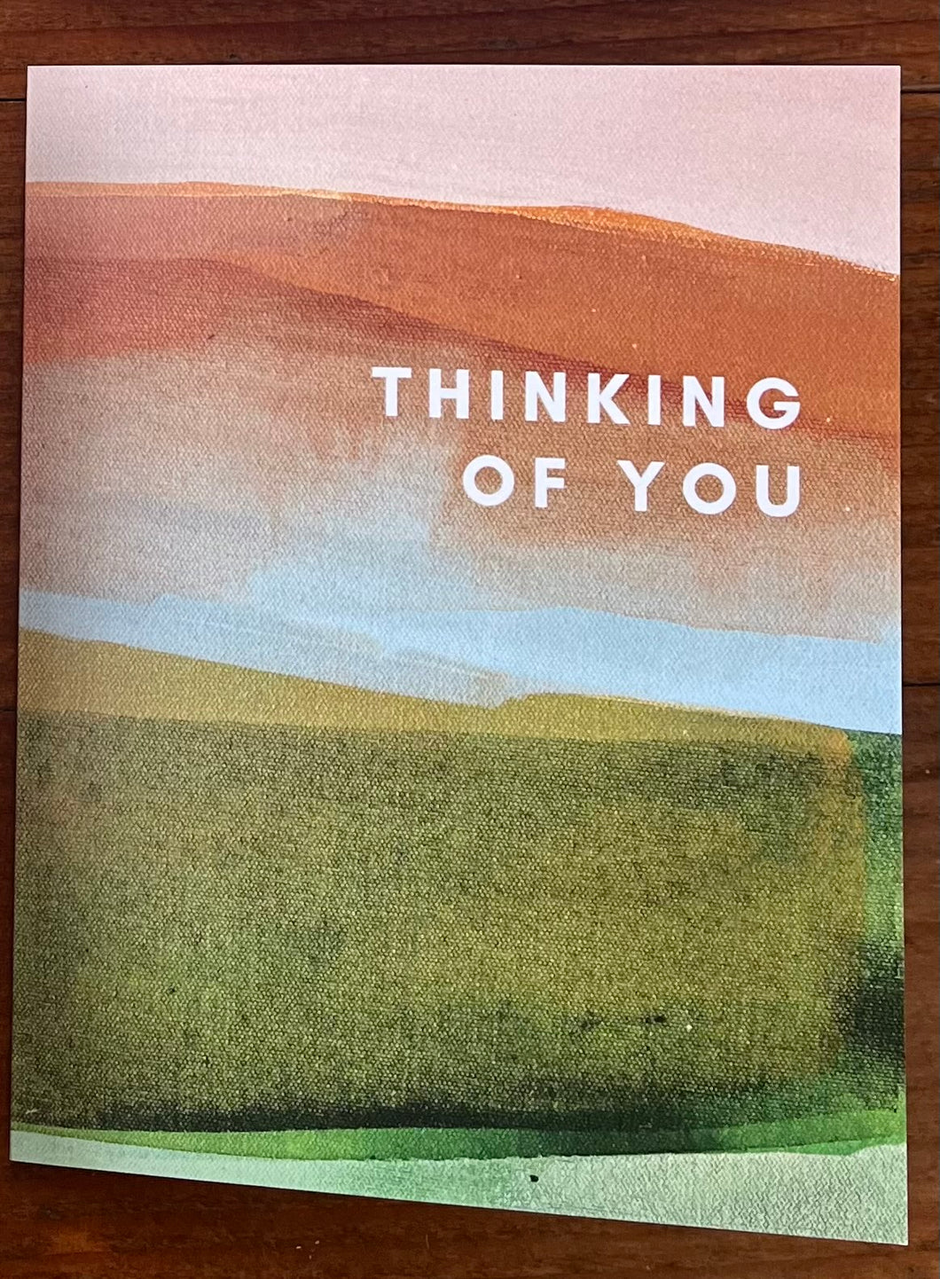 Thinking of You Greeting Card by Gina Gaetz