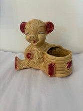 Vintage Bear With Honey Pot Planter