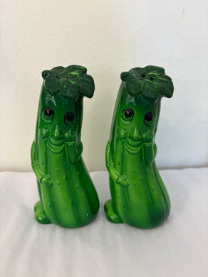 Vintage/Previously Adored Naughty Cucumbers S&P Shakers
