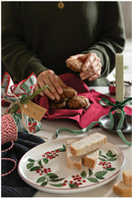 Merry Berry Christmas Oval Dish