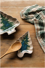 Winter Tree Christmas Shaped Dish
