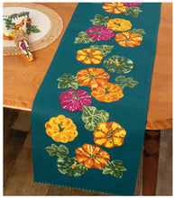 Harvest Gourds Table Runner