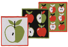 Apple a Day Knit Dishcloth (Set of 3)