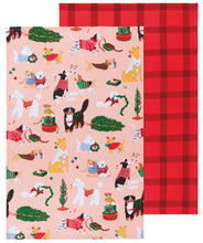 Holiday Hounds Dishtowels (Set of 2)